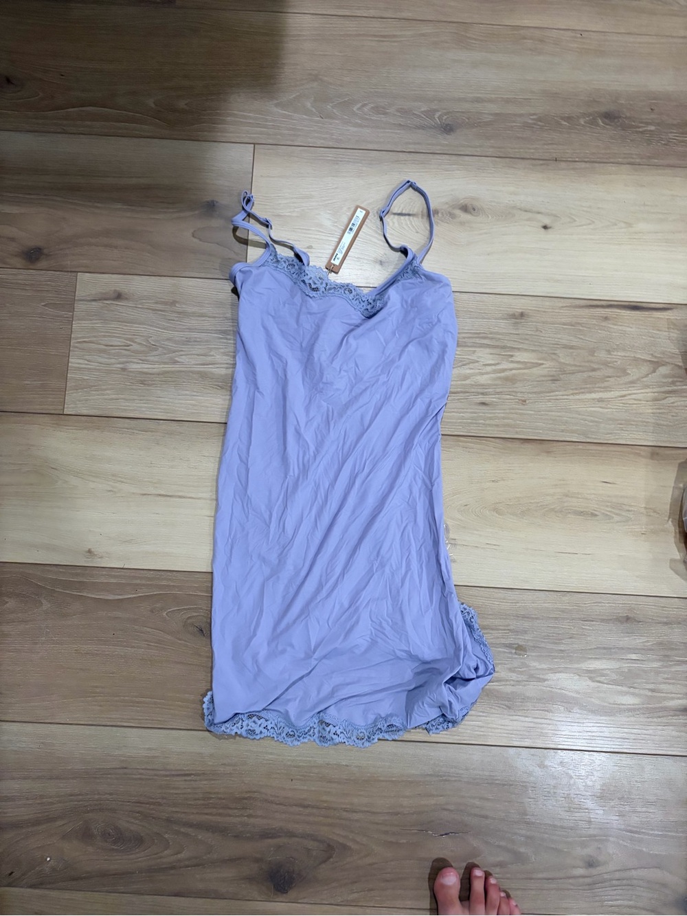 Skims Fits Everybody Lace Slip Dress Jupiter L